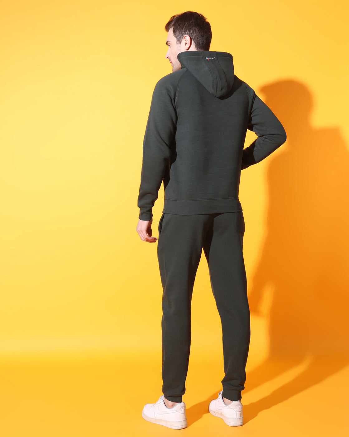 Olive Oasis: Unisex Tracksuit with Raglan Sleeves